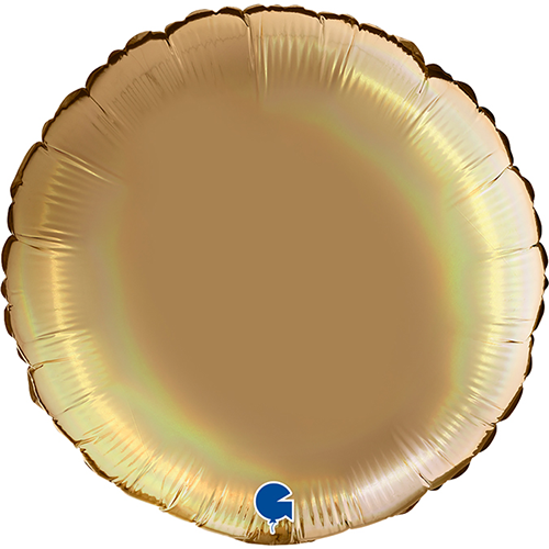 [G181P05RHCH] Rond Holo Champagne Platine 18" Vrac - Grabo