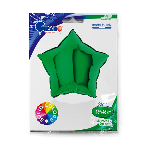 [G19220GR-P] Étoile Vert 19"  - Grabo