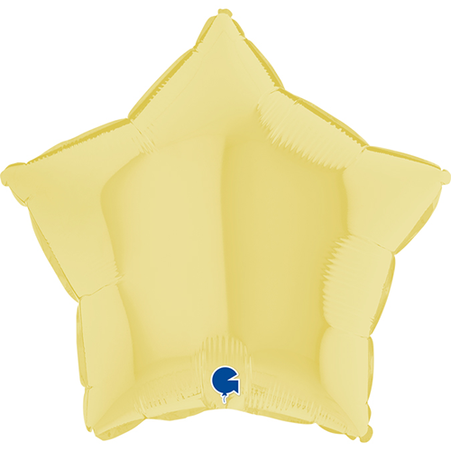 [G192M04Y] Étoile Matte Yellow 18" Vrac - Grabo