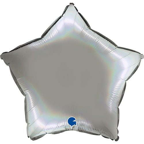 [G192P01RHPU] Étoile Holo Pure Platine 18" Vrac - Grabo
