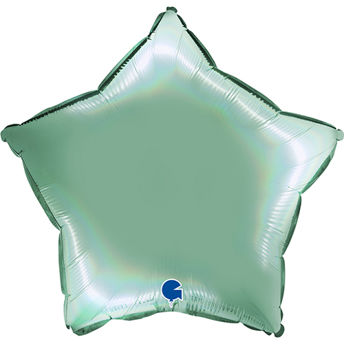 [G192P03RHTI] Étoile Holo Tyffany Platine 18" Vrac - Grabo