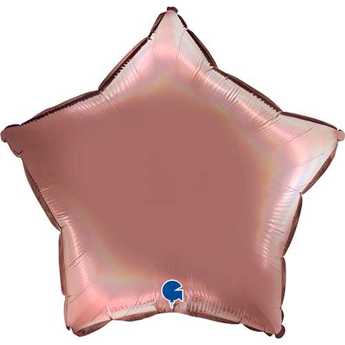 [G192P04RHRG] Étoile Holo Rose Platine 18" Vrac - Grabo