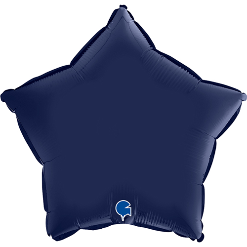 [G192S02BN] Étoile Satin Bleu Marine 18" Vrac - Grabo