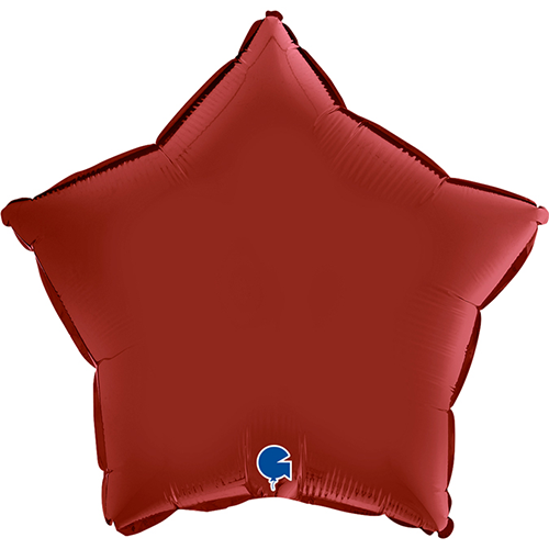 [G192S05RR] Étoile Satin Rubis Rouge 18" Vrac - Grabo