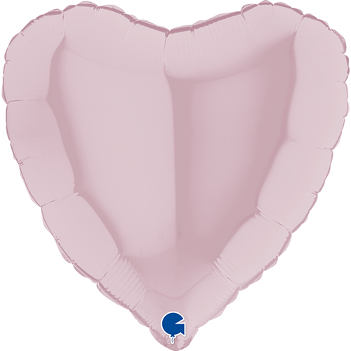 [G22022PP] Coeur Pastel Pink 22" Vrac - Grabo