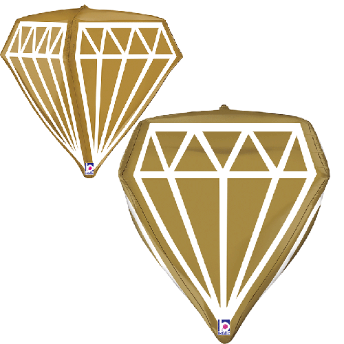 [G25001-P] Dimensional Geo Gem 24" - Grabo