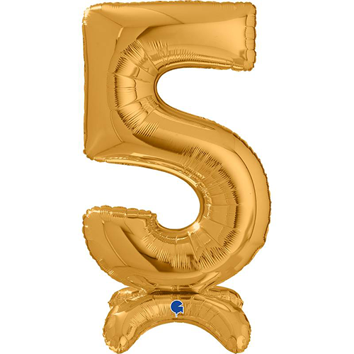 [G25025G-P] The Standups - Chiffre 5 Gold 25" - Grabo - FDS