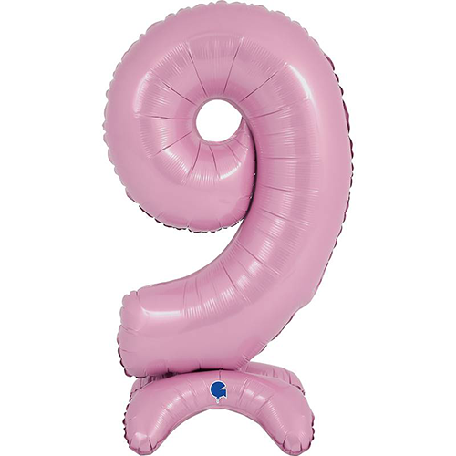 [G25079PP-P] The Standups - Chiffre 9 Pastel Pink 25" - Grabo - FDS