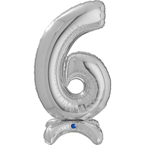 [G25096S-P] The Standups - Chiffre 6 Silver 25" - Grabo - FDS