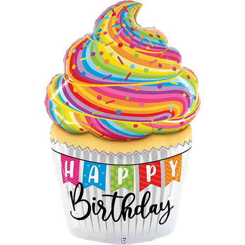 [G25200-P] Birthday Cupcake 5' - Grabo