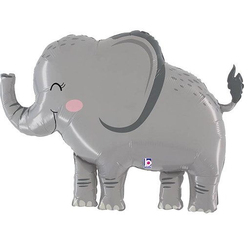 [G25207-P] Jungle Elephant 44" - Grabo