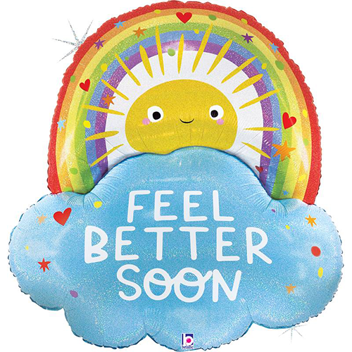 [G25221GH-P] Feel Better Rainbow Sun 35" - Grabo