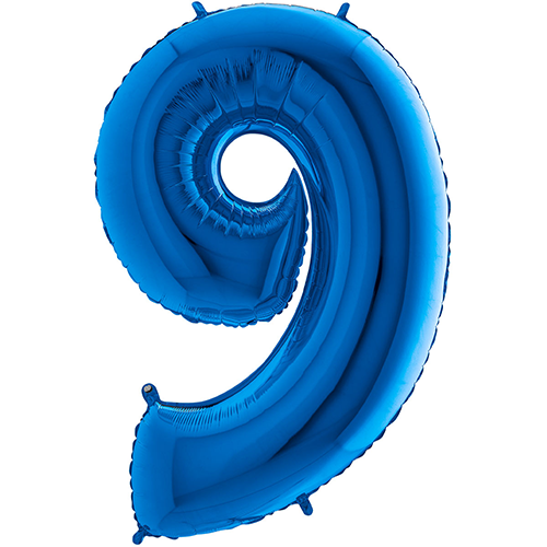 [G26009B-P] Chiffre '9' Bleu 26"  - Grabo