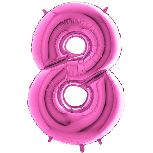 [G26018F-P] Chiffre '8' Fuchsia 26"  - Grabo