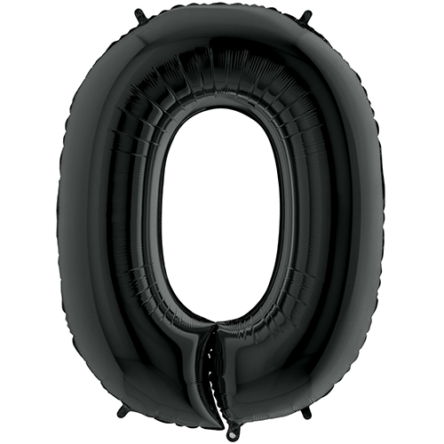 [G26040K-P] Chiffre '0' Noir 26" - Grabo