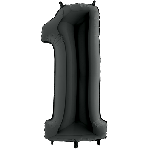 [G26041K-P] Chiffre '1' Noir 26" - Grabo