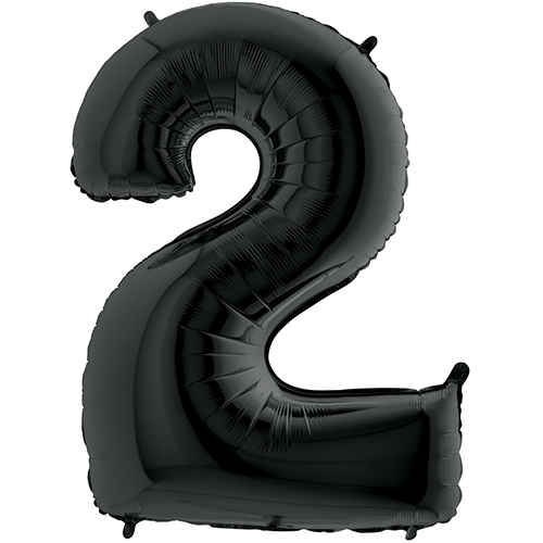 [G26042K-P] Chiffre '2' Noir 26"  - Grabo