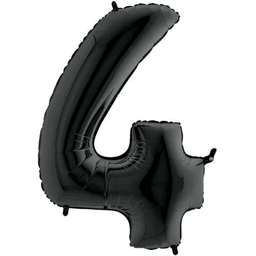 [G26044K-P] Chiffre '4' Noir 26"  - Grabo