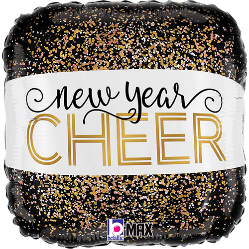 [G26150P-P] Metallic New Year Cheer 18" - Grabo