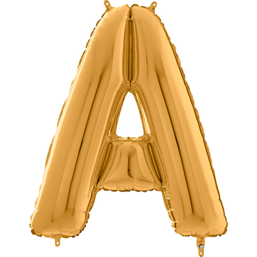 [G26202G-P] Lettre "A" Or 26" - Grabo