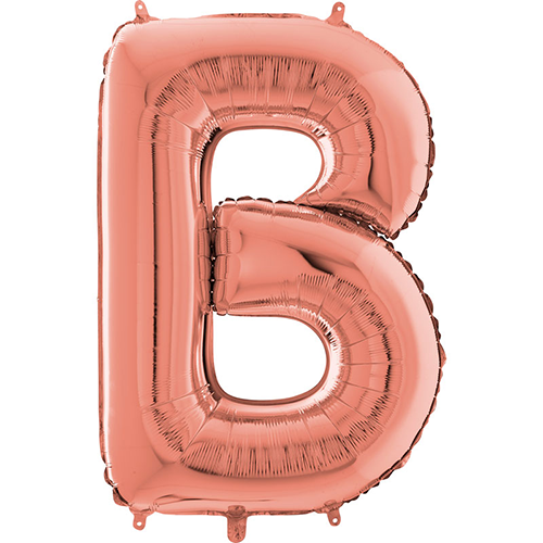 [G262123RG-P] Lettre "B" Rose Gold 26" - Grabo