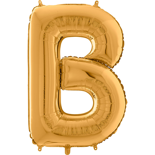 [G26212G-P] Lettre "B" Or 26" - Grabo