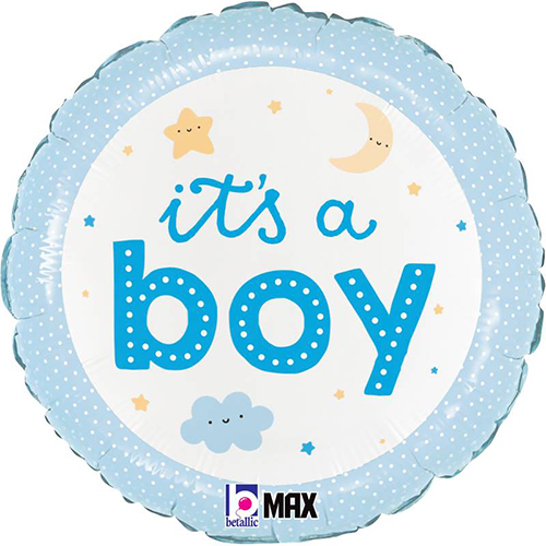 [G26219P-P] It's a Boy Onesie 18" - Grabo