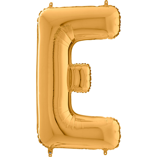 [G26242G-P] Lettre "E" Or 26" - Grabo