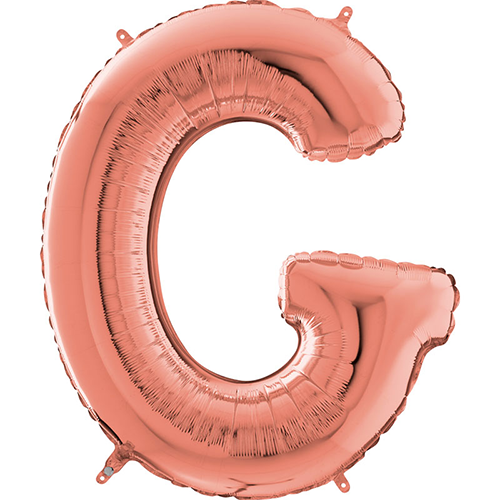 [G262623RG-P] Lettre "G" Rose Gold 26" - Grabo
