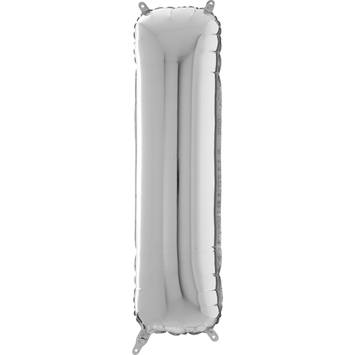 [G26289S-P] Lettre "I" Argent 26" - Grabo