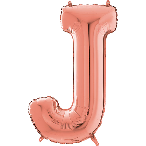 [G262923RG-P] Lettre "J" Rose Gold 26" - Grabo