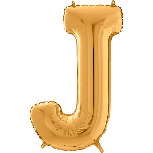 [G26292G-P] Lettre "J" Or 26" - Grabo