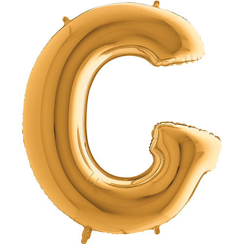 [G262G-P] Lettre "G" Gold 40" - Grabo