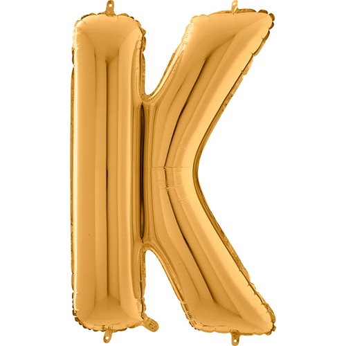 [G26302G-P] Lettre "K" Or 26" - Grabo