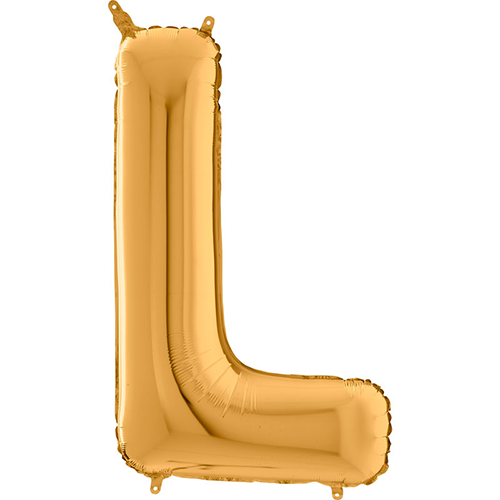 [G26312G-P] Lettre "L" Or 26" - Grabo
