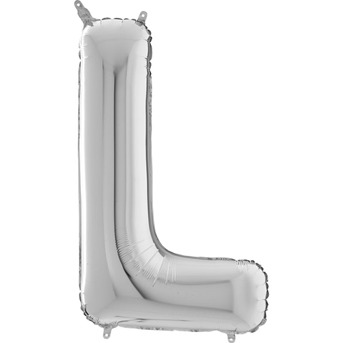 [G26319S-P] Lettre "L" Argent 26" - Grabo