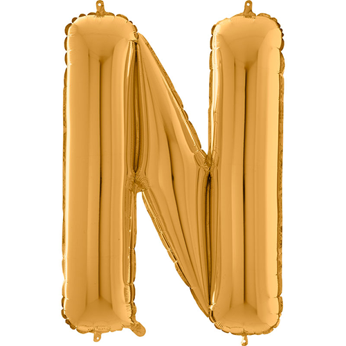 [G26332G-P] Lettre "N" Or 26" - Grabo