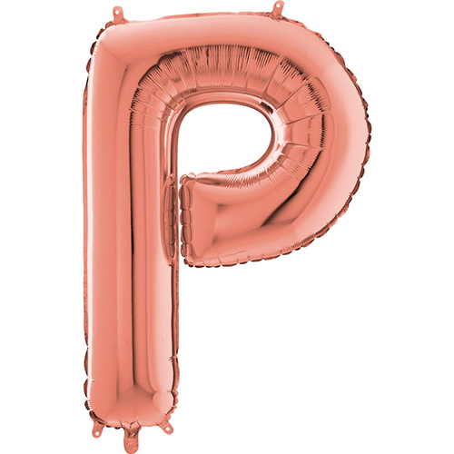 [G263523RG-P] Lettre "P" Rose Gold 26" - Grabo