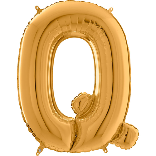 [G26362G-P] Lettre "Q" Or 26" - Grabo