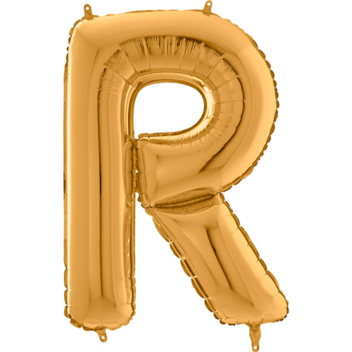 [G26372G-P] Lettre "R" Or 26" - Grabo