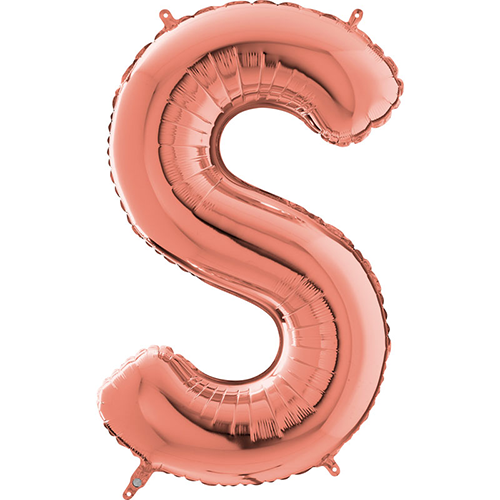 [G263823RG-P] Lettre "S" Rose Gold 26" - Grabo