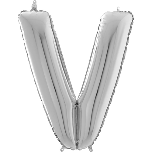 [G26419S-P] Lettre "V" Argent 26" - Grabo