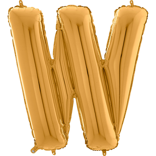 [G26422G-P] Lettre "W" Or 26" - Grabo