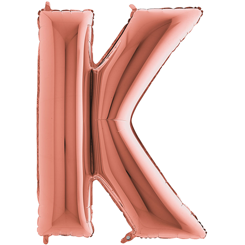 [G3023RG-P] Lettre "K" Rose Gold 40" - Grabo