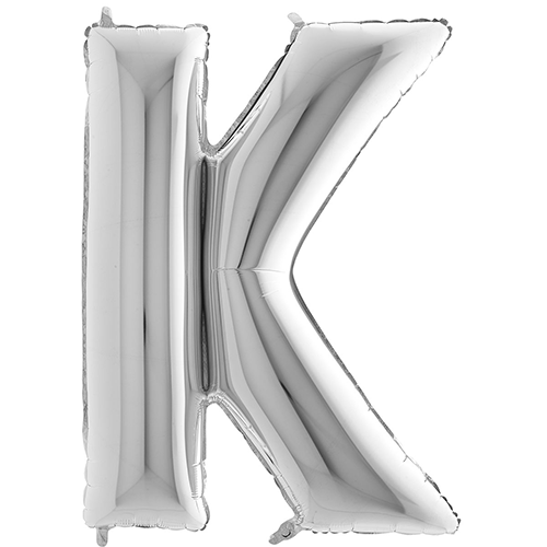 [G309S-P] Lettre "K" Silver 40" - Grabo