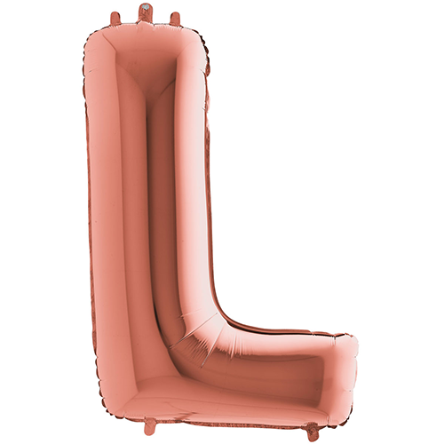 [G3123RG-P] Lettre "L" Rose Gold 40" - Grabo