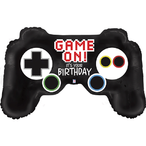 [G35020-P] Game Controller Birthday 31" Single - Grabo