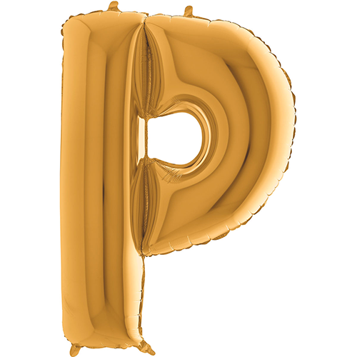 [G352G-P] Lettre "P" Gold 40" - Grabo