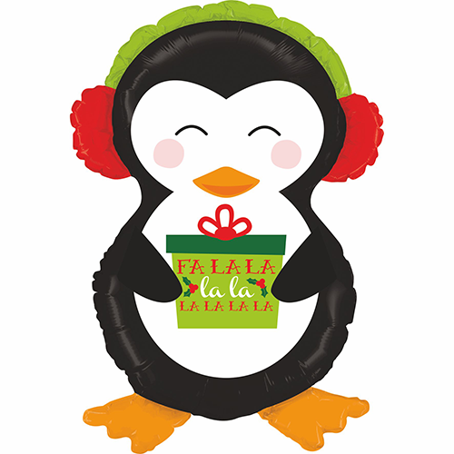[G35387-P] Penguin Holiday 34" - Grabo