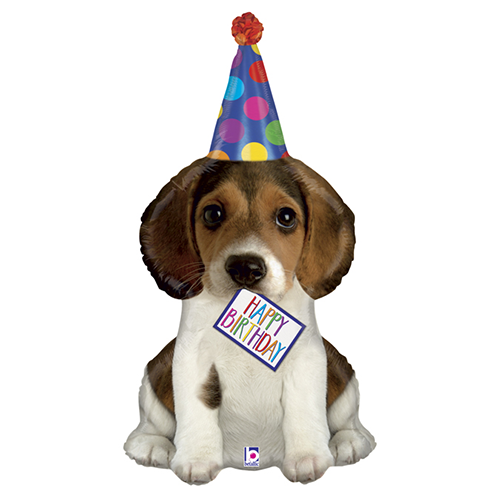 [G35561-P] Birthday Puppy 41" - Grabo